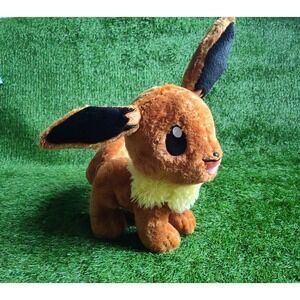 Eevee Build A Bear Pokémon Plush Stuffed Toy Animal BAB Talks Sound Working
